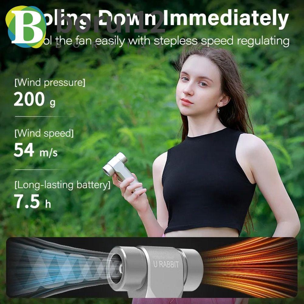 Ventilador BORUIB Mini Turbo Jet , Com Luz LED 130000PRM Violent Turbofan , Espanador De Ar Motor Sem Escova