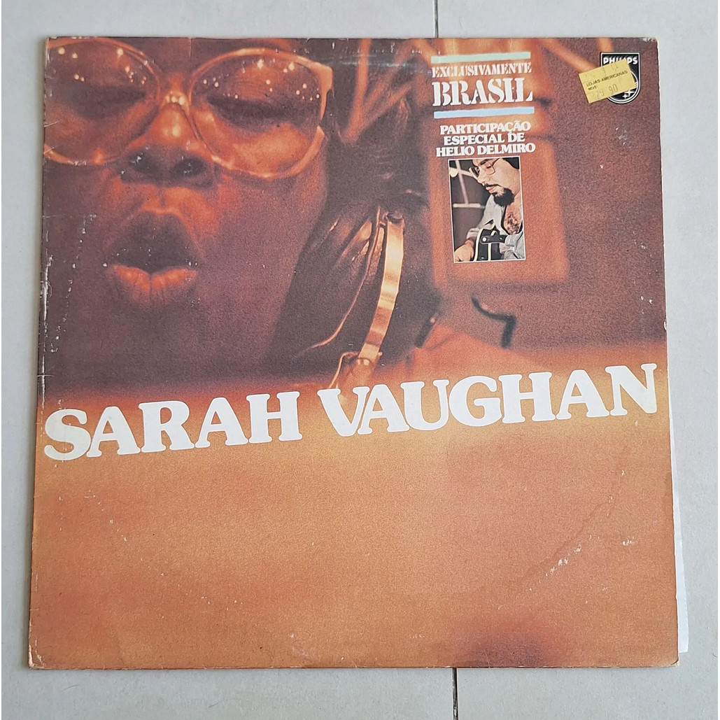 Lp Sarah Vaughan - Exclusivamente Brasil Disco Vinil