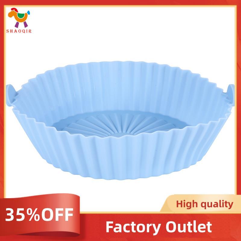 Fritadeira De Ar Silicone Pote Esteira Bolo Moldes Cesta De Bandeja Assadeira Para Assar Forro Acessórios