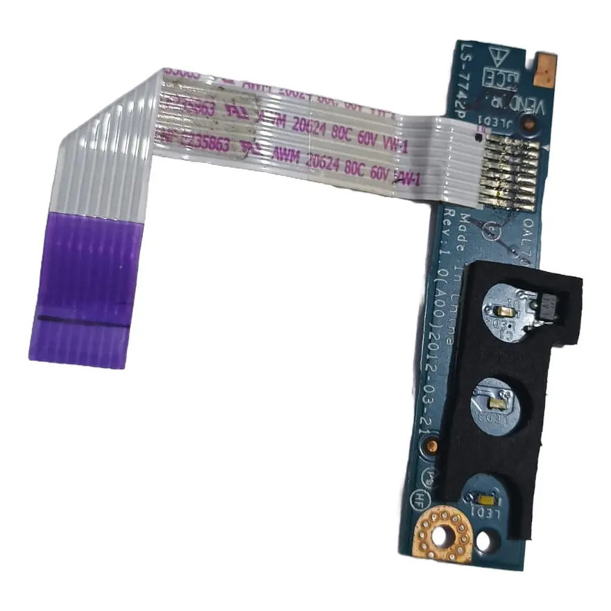 Placa Led Indicativos Notebook Dell Latitude E6320 E6330