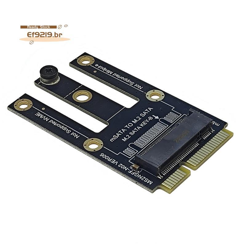 [Oferta Especial E] MSATA A M . 2 SATA SSD Adaptador Conversor Placa Riser Suporte 2230 2242 Para Chaves-B NGFF