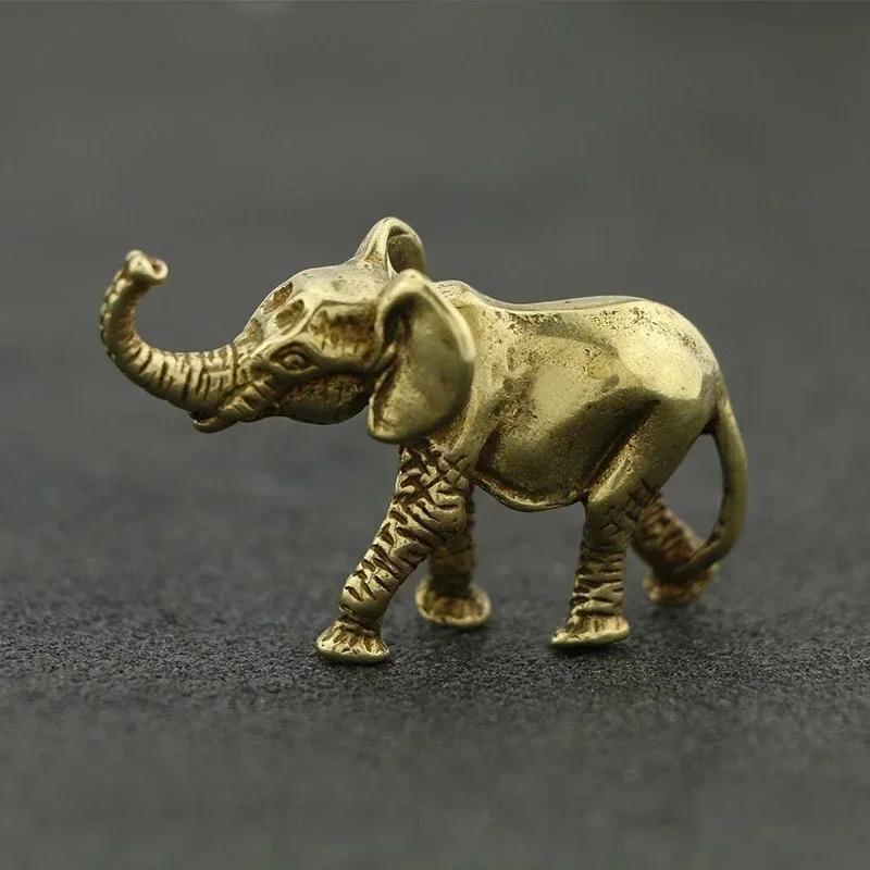Moda Casa Decoração De Mesa Bronze Mini Boneca Escritório Chá Arte Escultura Lidar Com Pet Desktop Acessórios Animais Pr