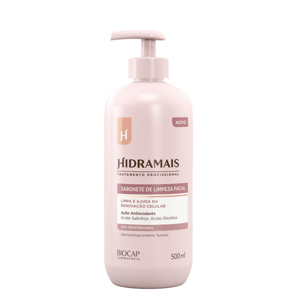 Sabonete de Limpeza Facial Hidramais 500ml Profissional