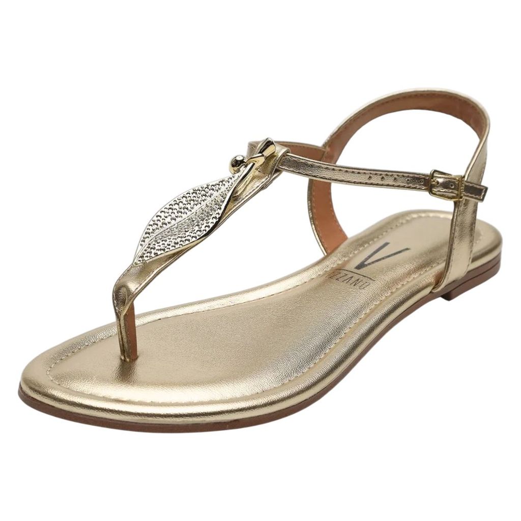 Sandalia Feminina Rasteira Casual Flat Dia a Dia Vizzano
