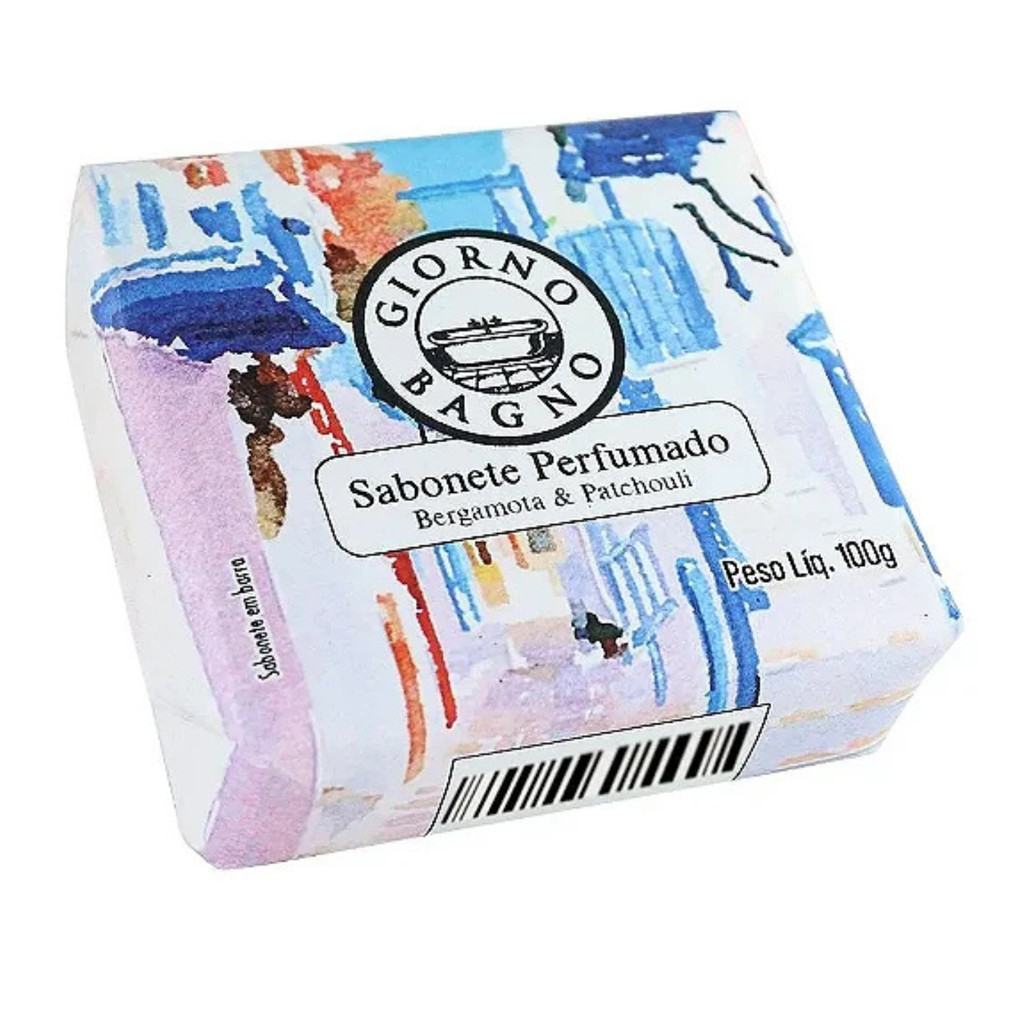 SABONETE EM BARRA GIORNO BAGNO BERGAMOTA E PATCHOULI 100G 10313