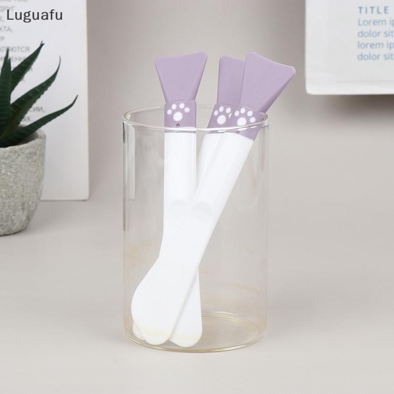 Luguafu 1 Peça Máscara De Silicone Com Garra De Gato , Pincel De Beleza Para Maquiagem , Duas Cabeças , Ajuste Sti Facia