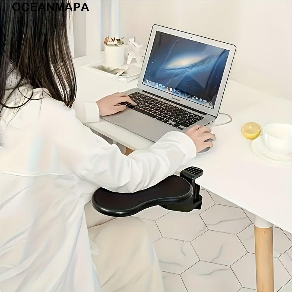 Extensor De Apoio De Braço Para Teclado OCEANMAPA , Descanso De Pulso Ergonômico Ajustável Construção Em PVC Resistente