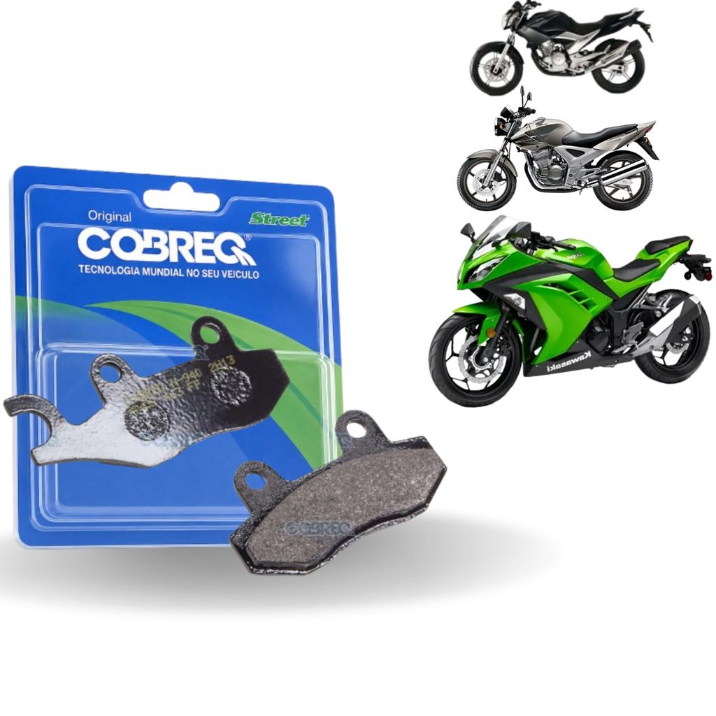 Pastilha Freio Dianteiro Moto Shineray Max 150 XY150 MAX 2007 ate 2015 Cobreq