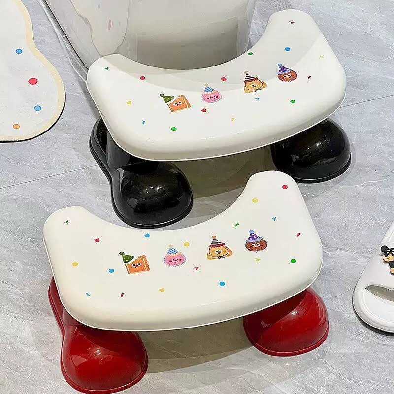 Banqueta higiênica cócoras Pit ferramenta útil apoio para os pés engrossado apoio para os pés do toalete das crianças re