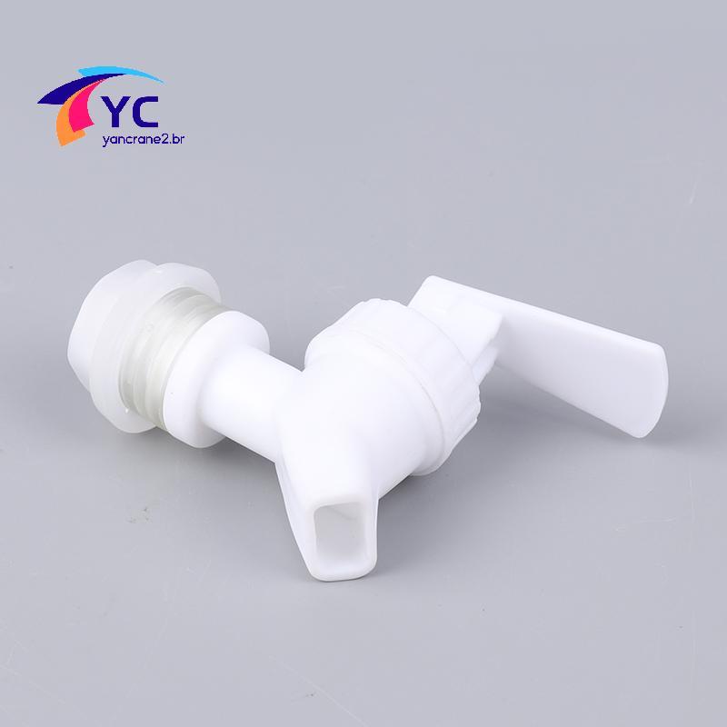YCBR Grão Branco 15mm Torneira À Prova De Vazamento De Água Garrafa De Vidro Jar Barril Com Válvula De Filtro Dispensado