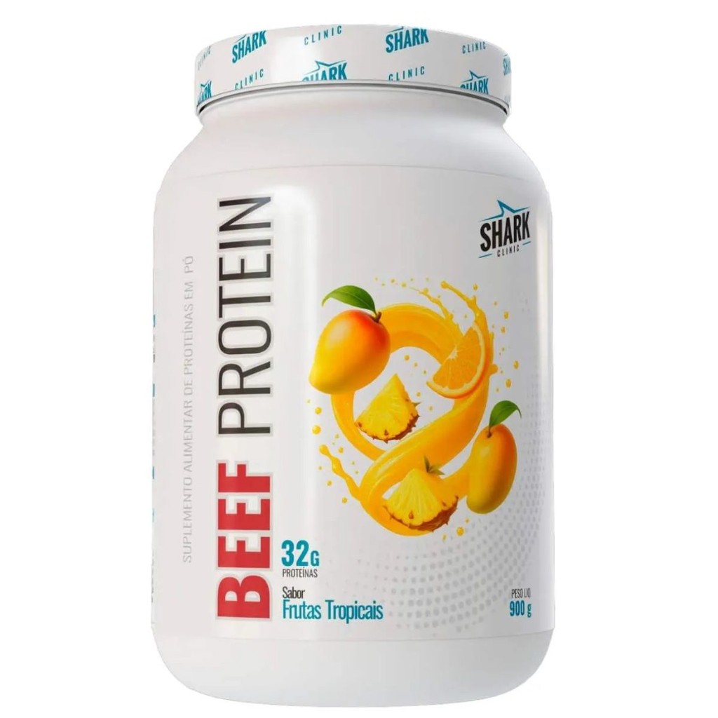 Beef Protein Shark Pro Whey zero lactose Proteina da Carne 900g