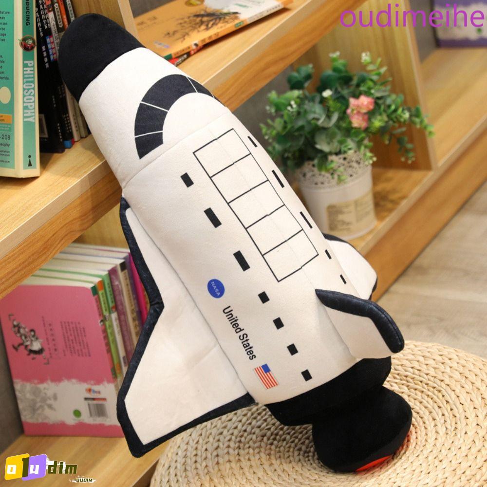 OUDIMEIHE Série Espacial Brinquedos De Pelúcia Brinquedo De Astronauta Nave Boneca Macia Simulação Travesseiro De Desenh