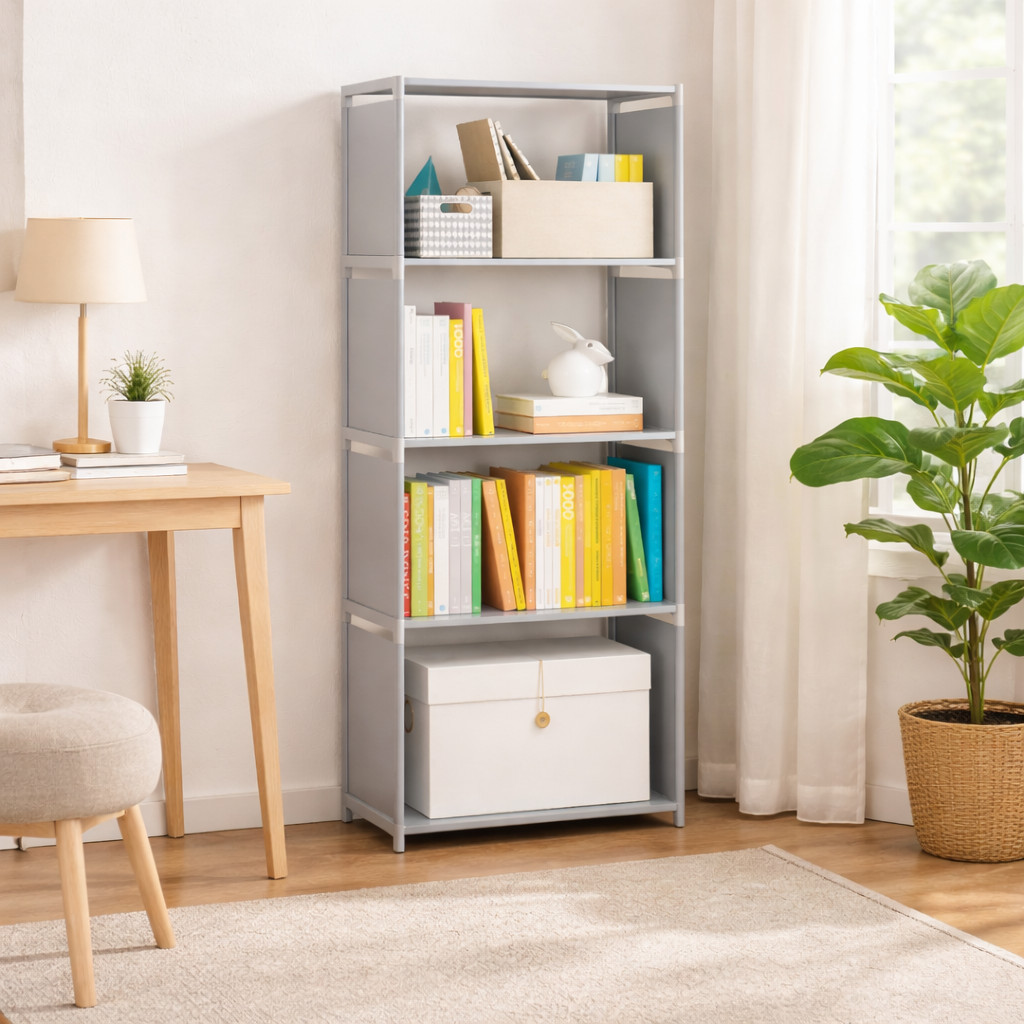Estante Organizadora 5 Andares para Livros Cadernos Caixas e Objetos ON-SM013
