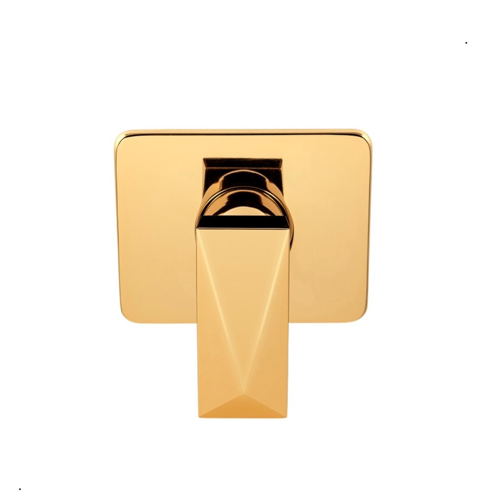 Acabamento de Registro Monocomando Padrão Docol Diamante Dourado