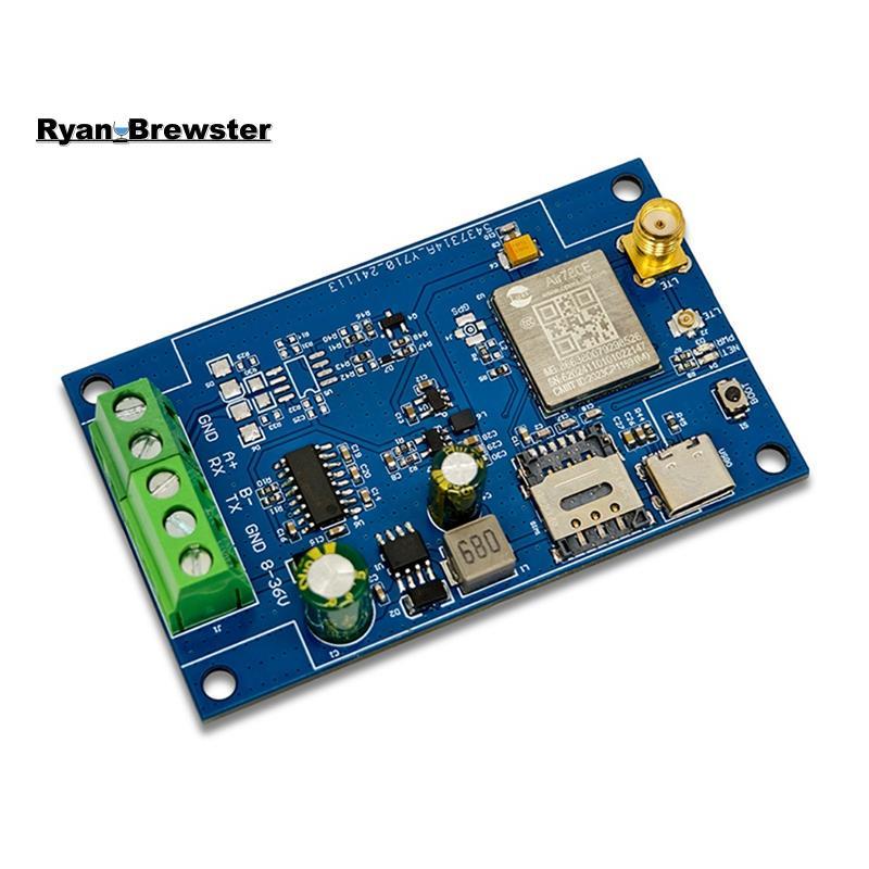 [Preferência R] Air780E 4G Para RS232 Módulo DTU De Transmissão De Dados USB5V/DC8-36V Suporte Em Firmware E Desenvolvim