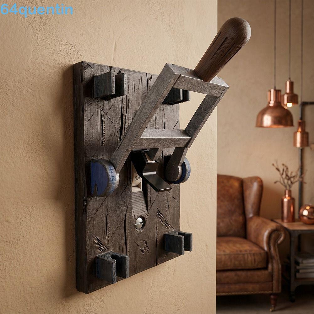 Tampa Do Interruptor De Luz QUENTIN , Capa De Alça Flip De Plástico Durável Estilo Vintage , Decoração Assustadora