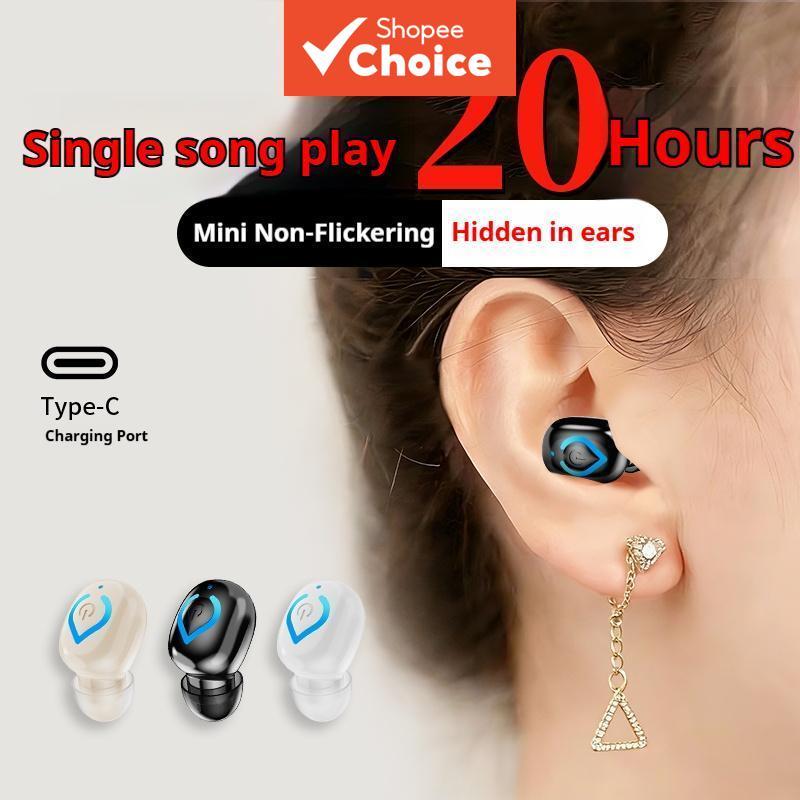  Fones de Ouvido 2026, Modelo Único de Uma Orelha, Com Microfone, Mini, Ultra Pequenos, Bluetooth Sem Fio, TWS, Fones