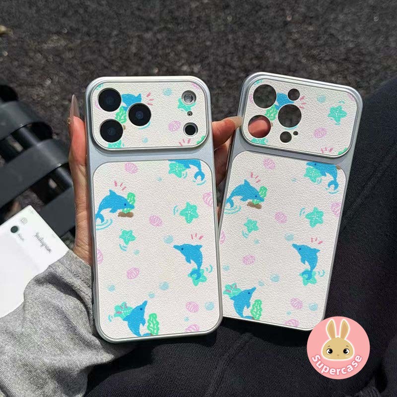 Capa De Telefone Fofa De Golfinho Oceano Para OPPO K14X K13X K12X K10 Reno 8Z 8T 8 Pro Plus 7 SE 7Z 6 5 Lite 5F 5G 4G Co