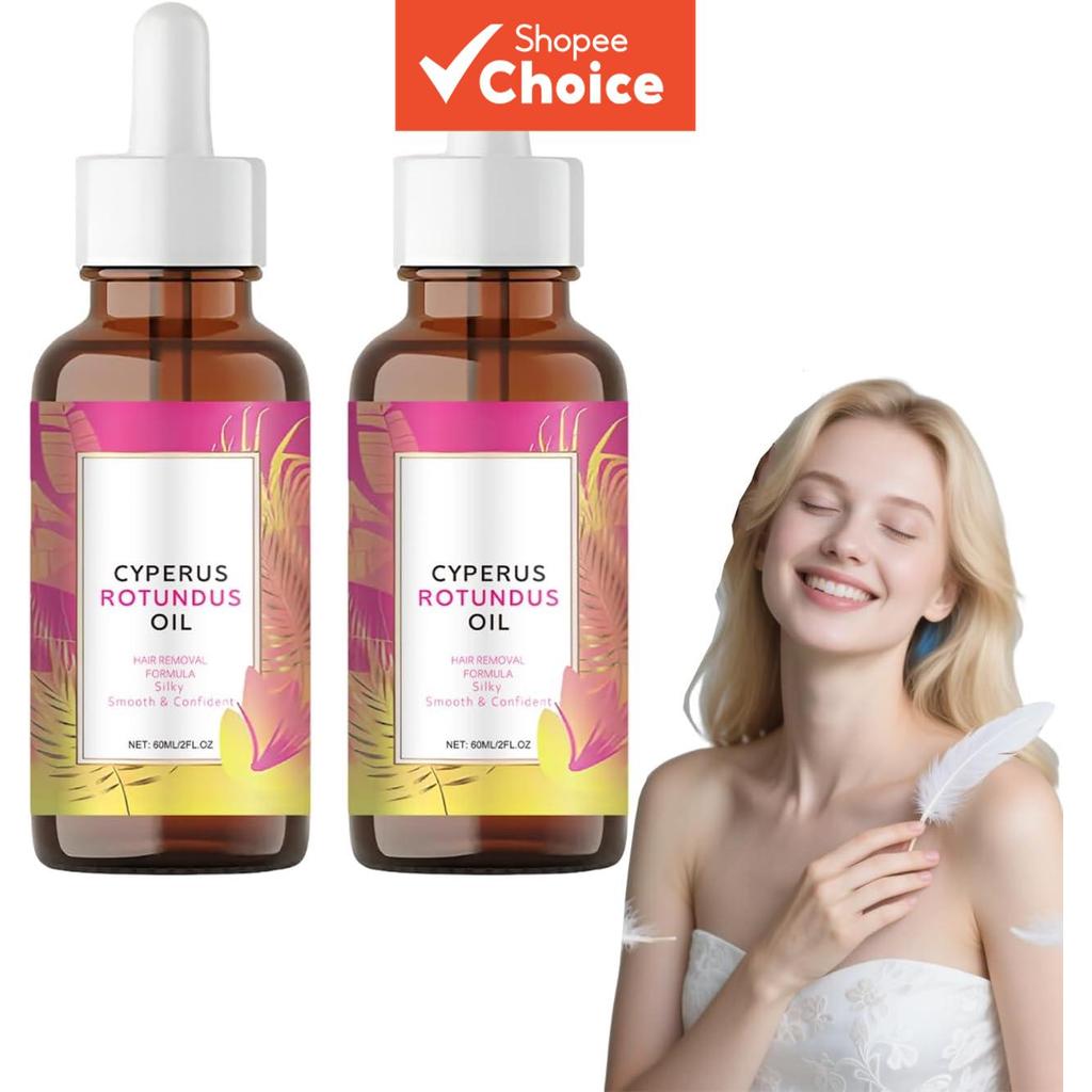 Óleo Ciperus Rotundus & Tea Tree 60 ml Profissional – Cuidado Capilar Natural para Pele Macia, Hidratada | Óleo