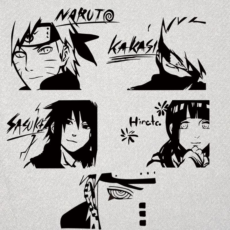 SGLink Naruto Adesivo de carro Naruto Sasuke Kaka Hinata Nishi Yahiko Payne Sky Road Reencarnação Anime Adesivo de carro