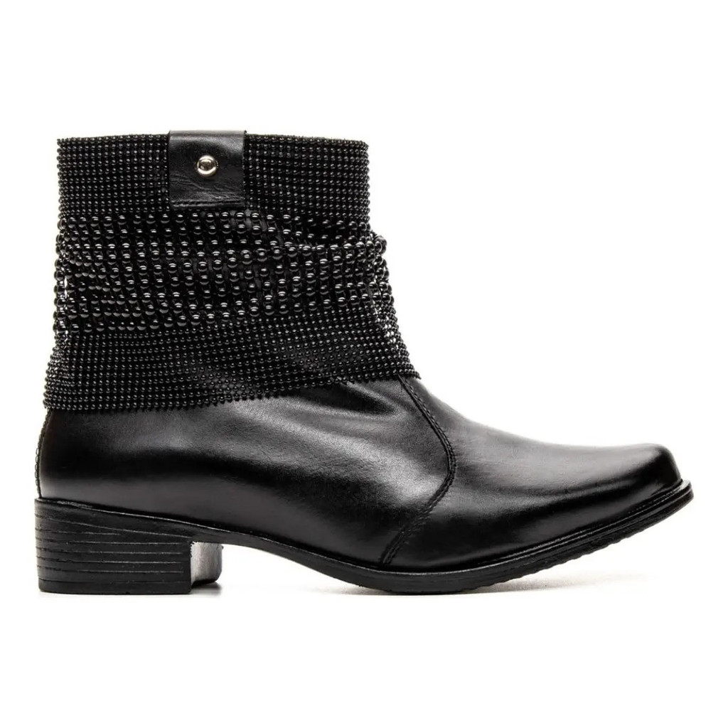Bota Feminina Ana Castela De Couro Legítimo Casual Promoção