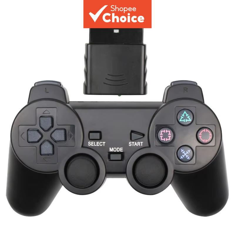 Controlador sem fio para Sony para PS2/PS1, gamepad para Playstation 2, console joypad, joystick, acessórios de controle