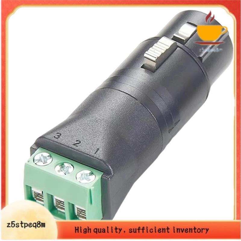 Conector De Bloco Terminal XLR Fêmea De 5 Pinos Para 3 Equipamento De Áudio De Palco De Controle De Iluminação DMX512 E