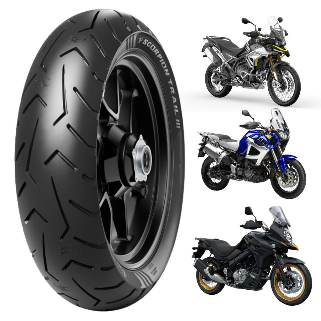 PNEU 150/70R-17 69V SCORPION TRAIL 3 USO SEM CAMARA XJ900S ZEPHYR 750 XT1200 SUPER TENERE DL 650 XL1000V