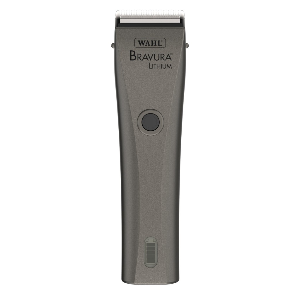 Maquina de Tosa Profissional Bravura Gunmetal Wahl Bivolt Sem Fio Para Cães E Gatos