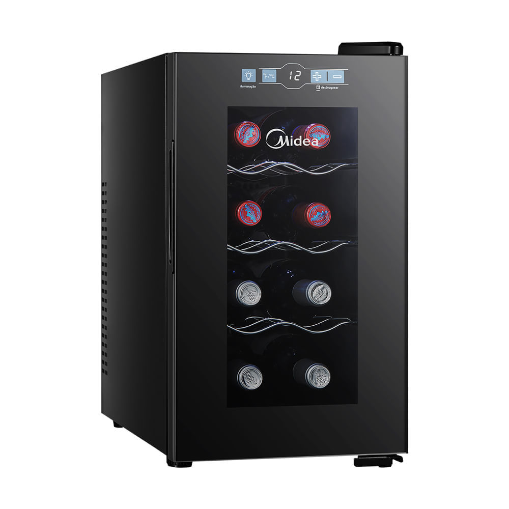 Imagem Adega Climatizada de Vinho 8 Garrafas Bivolt Midea