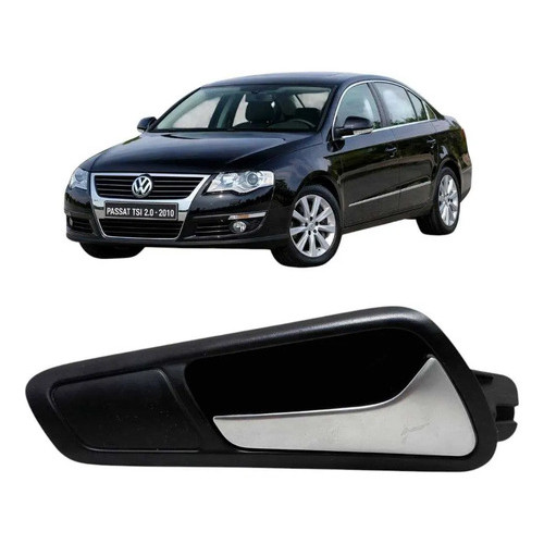 Maçaneta Interna Direita Volkswagen Passat 2010 Prata Dianteira