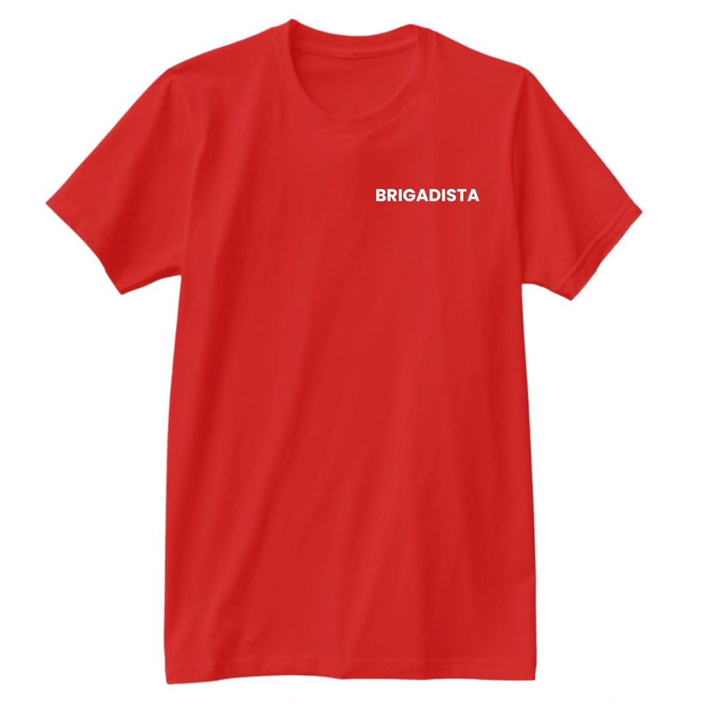 Camiseta Brigadista Brigada de Incêndio Bombeiro Uniforme