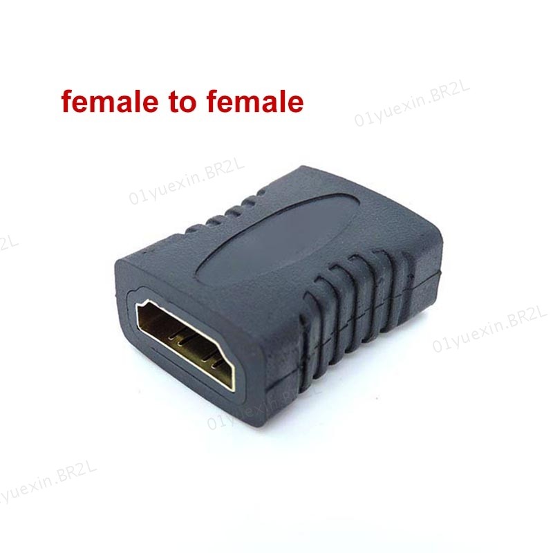HDMI-Compatível Fêmea Para Extensor Conector Acoplador Adaptador Cabo Conversor Marceneiro Portátil TV Televisão 1080P B