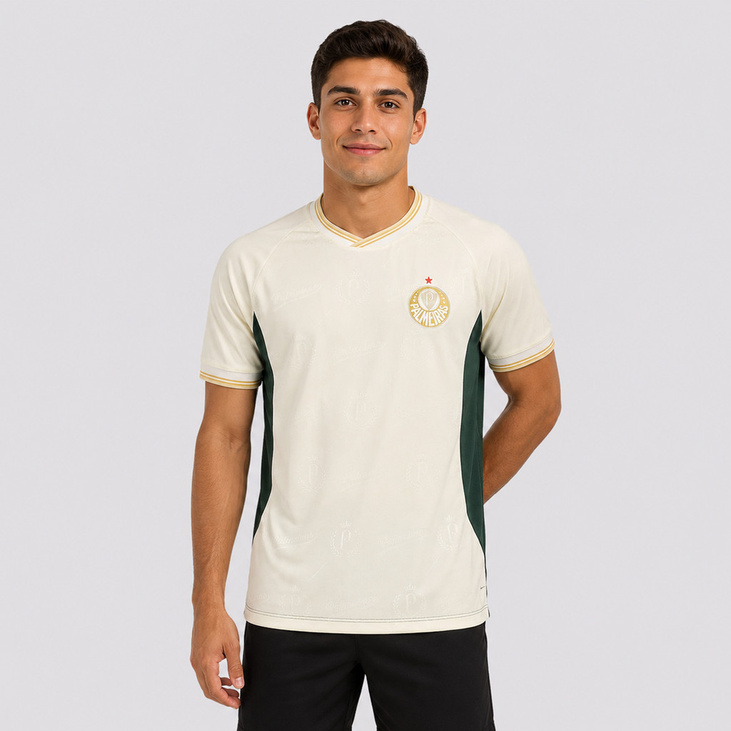 Camisa Palmeiras Legado Off White e Verde