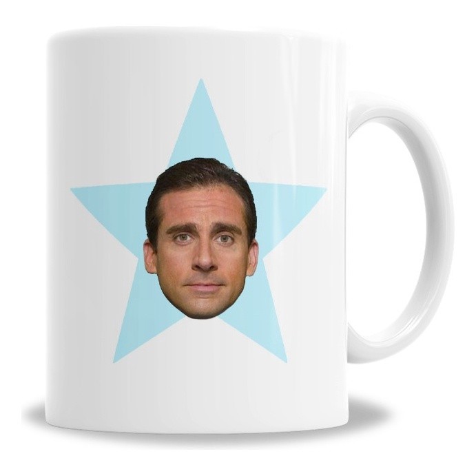 Caneca Porcelana Personalizada The Office Michael Scott - na  Porcelana 325ml | Presente Criativo Café Chá Perso...