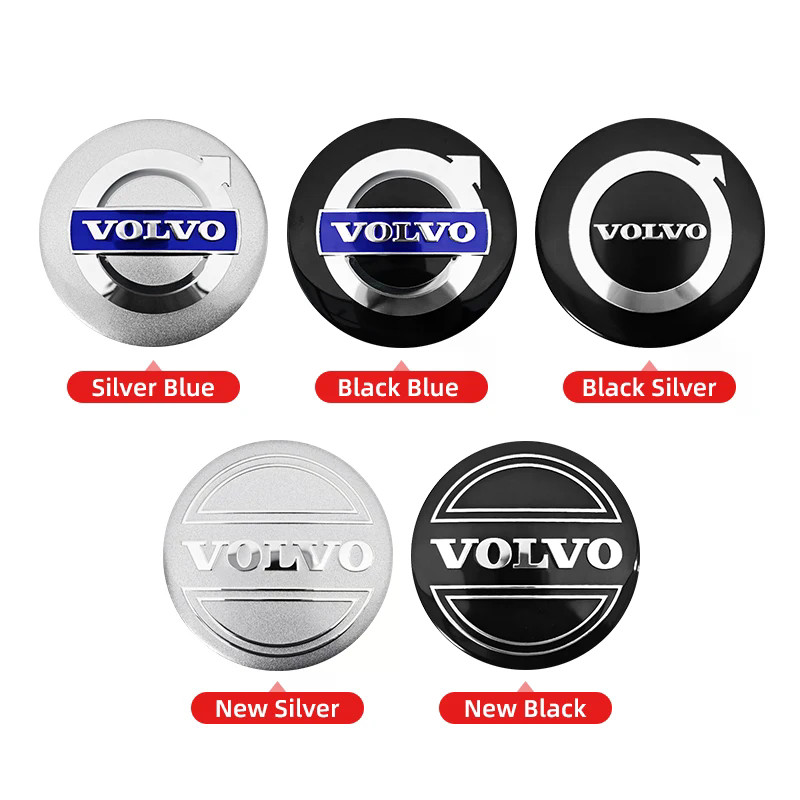 56mm 60mm 65mm Tampa Do Cubo Da Roda Carro Adesivos De Cobertura Aro Para Volvo XC40 XC60 V60 V40 XC90 V50 S60 V70 S90 A