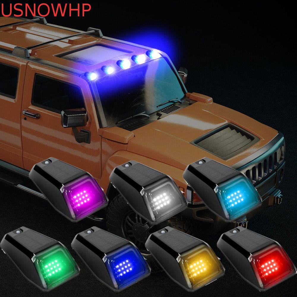 Luzes De Cabine Movidas A Energia Solar USNOWHP , Teto De Caminhão LED Resistentes Ao Desgaste Reutilizáveis , Lâmpada D