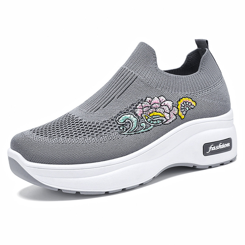 Sapatos femininos primavera novo estilo leve plataforma sola sapatos casuais sapatos femininos com aumento de altura res