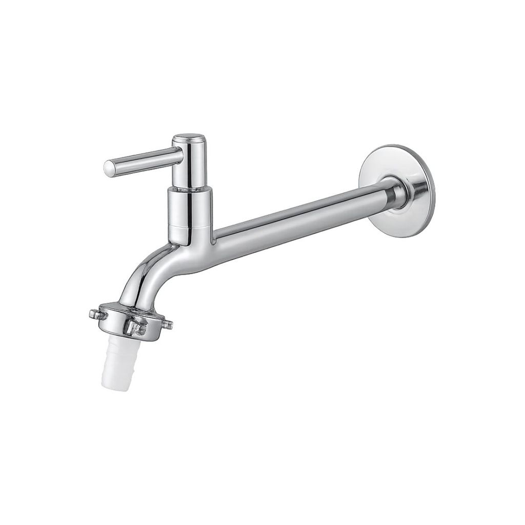 Torneira Tanque Jardim Coz. Parede longa Metal Com Bico 1159