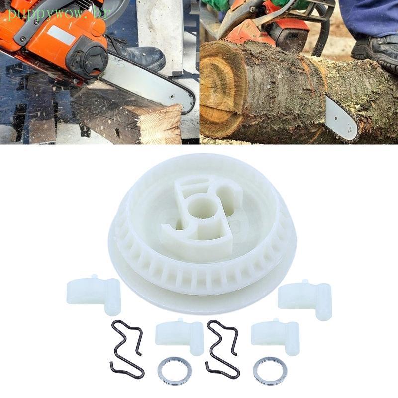 Kit Lingueta Partida Polia PUP Compatível Motosserra MS230 021 023 Fácil