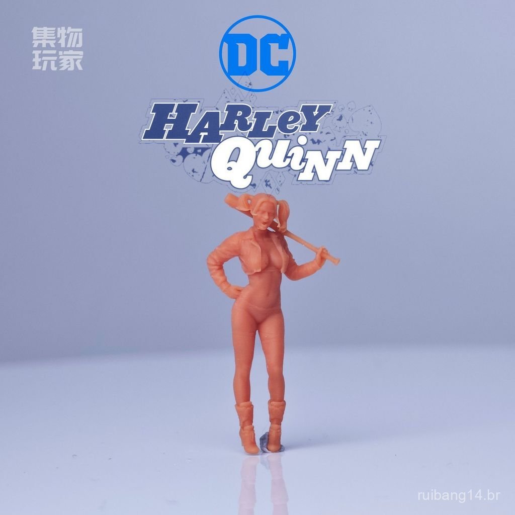 Novos Modelos em Miniatura do Coringa e da Arlequina em Escala 1/64, Figuras em Miniatura da Série DC, Modelo Branco WSI