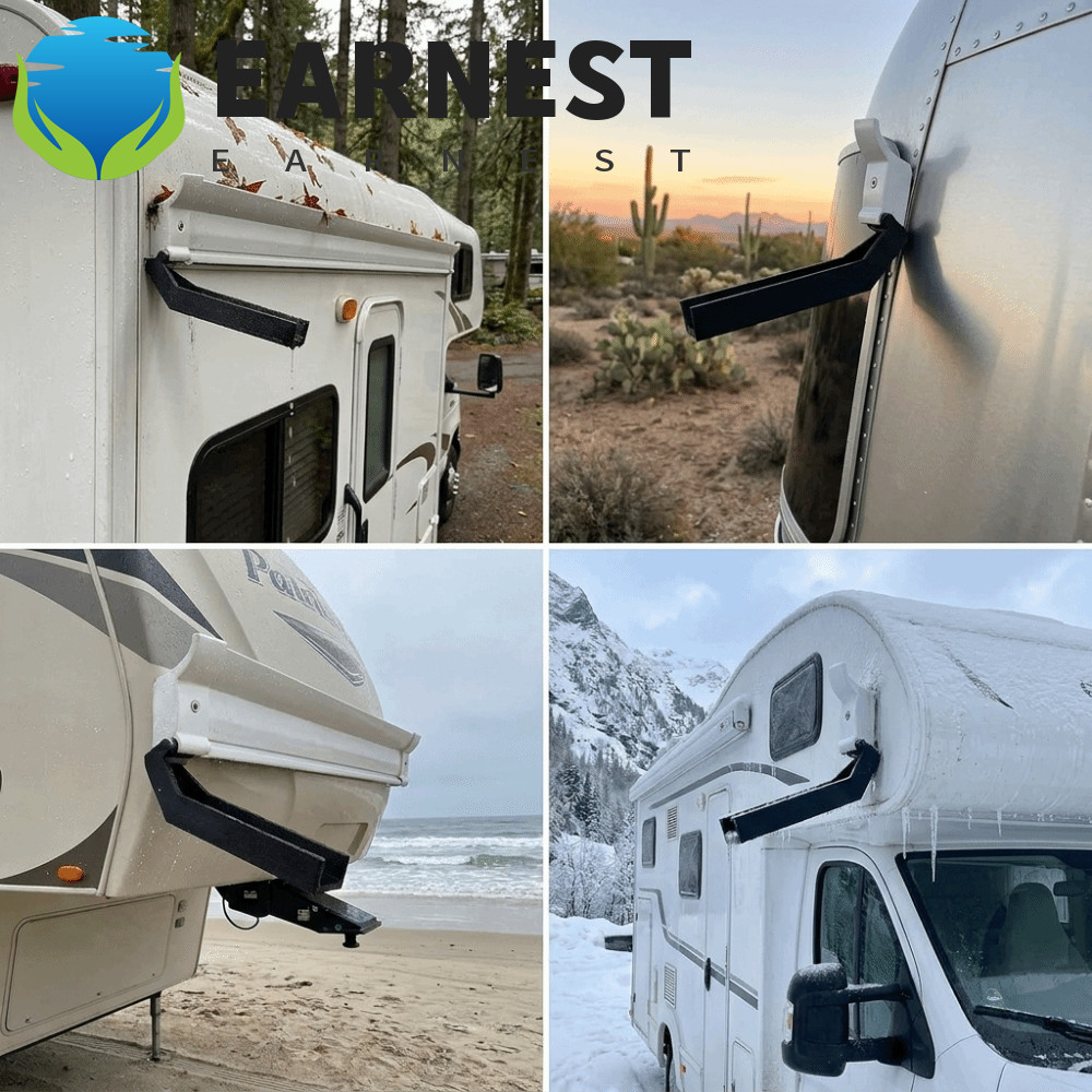EARNEST 3 Peças De Extensão De Calha De Chuva Para RV , Universal De Drenagem De Água Caravana Com Boa Resistência Às In
