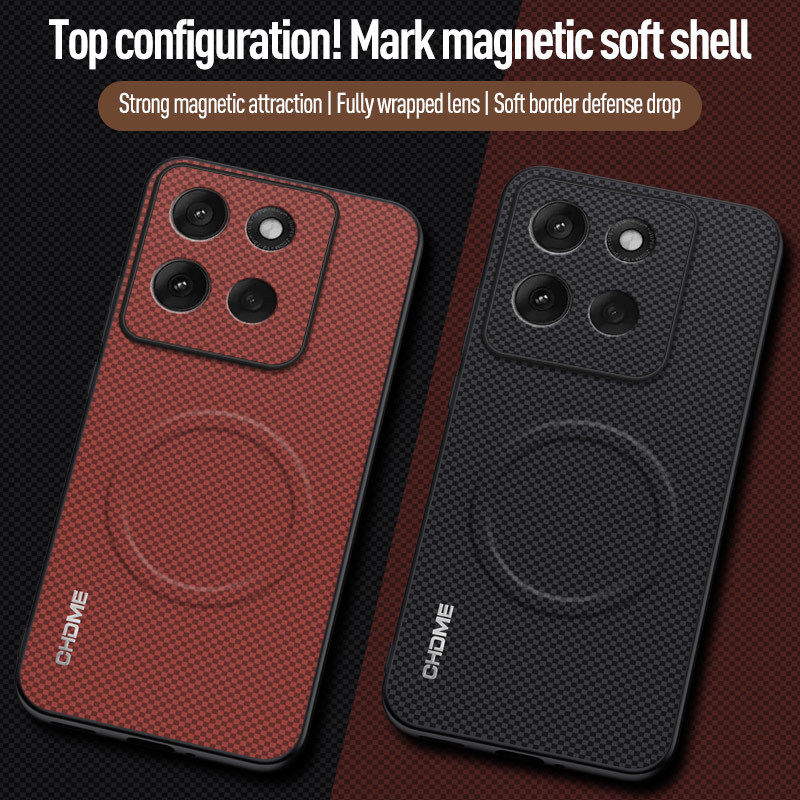 Textura de couro magnético carregamento sem fio capa protetora totalmente fechada para Motorola MOTO g34 g35 g45 g54 g55