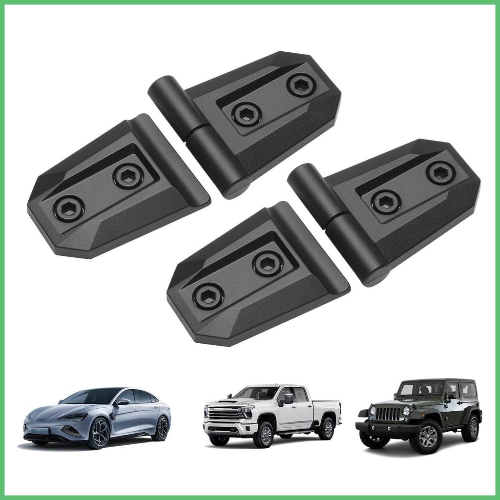 Tampa Da Dobradiça Porta Guarnição Exterior 2 Peças Borda Do Veículo Decoração Fechadura Capa Para Caminhão Automotivo d