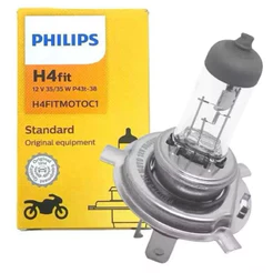 Lampada Farol H4 Halógena Comum Philips 12v Standard