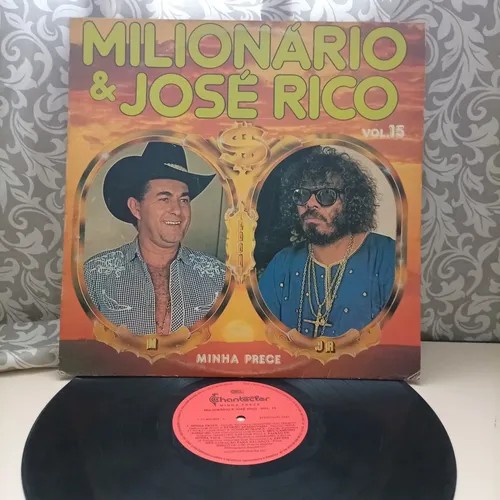 VINIL MILIONARIO E JOE RICO MILIONARIO E JOSE RICO = VOL 15 = MINHA PRECE =