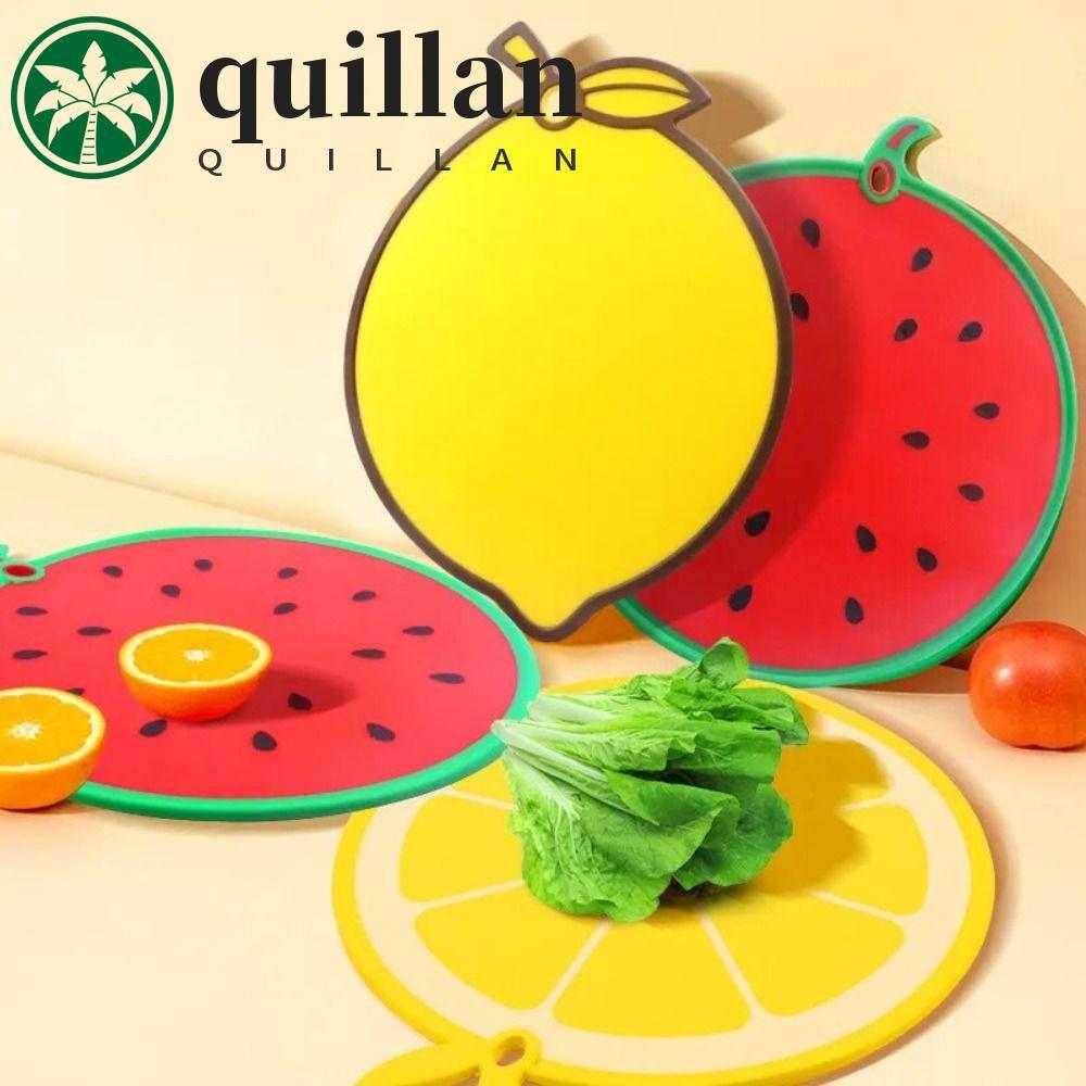 Tábuas De Cortar QUILLAN , Tábua De Corte Em Forma De Fruta Antiderrapante Espessada , Aparelho De Cozinha Antibacterian