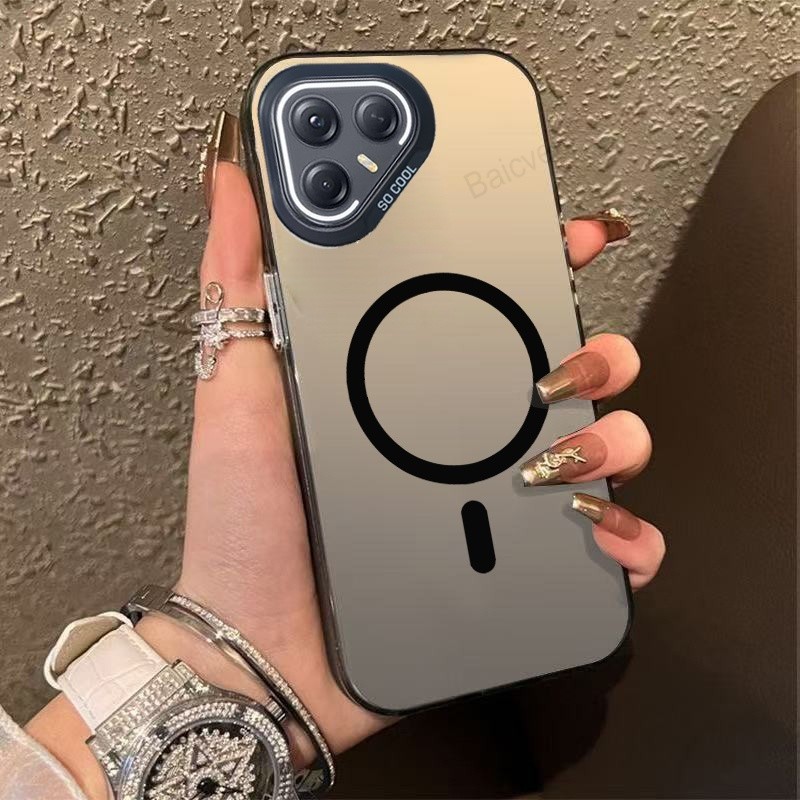 Para Tecno Pova 7 5G Neo 4G Ultra Back Shell Colorido Fosco Capa Com Adesivo Magnético