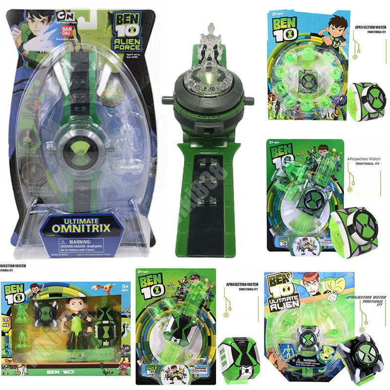 Omnitrix Ben 10 Estilo Final Relógio Projetor Brinquedos Infantis Presente Para Crianças Ben10 Boneca Modelo Decoração P