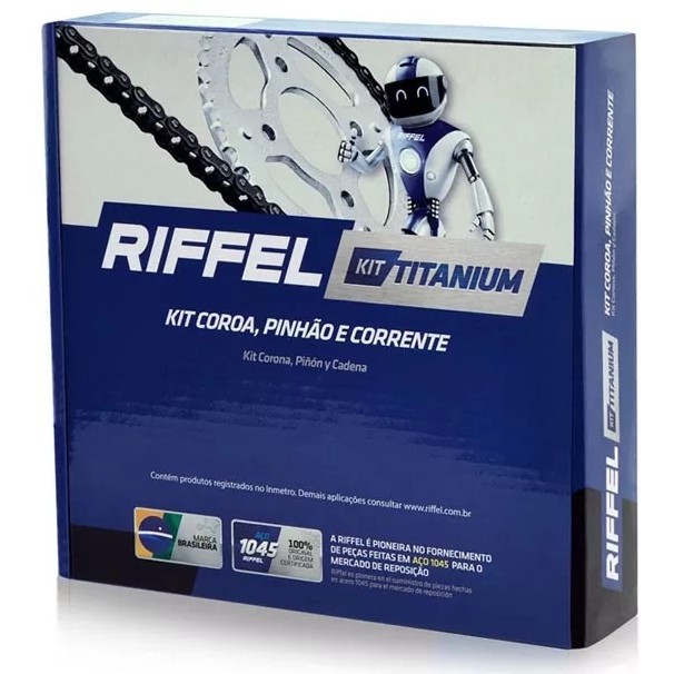 Kit Relação Transmissão TRAÇÃO Honda Sahara 300 2024 2025 2026 Rally Adv SEM RETENTOR